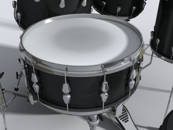 3d drum set - drum_set(max6).zip by monkeyodoom