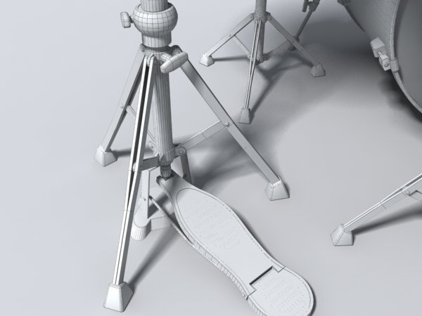 3d drum set - drum_set(max6).zip by monkeyodoom