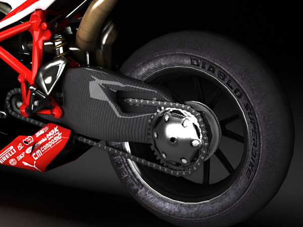 ducati 1198 3d model - Ducati Superbike 1198 by fabelar