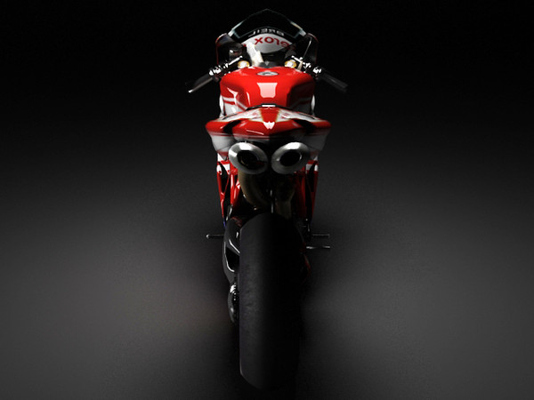 ducati 1198 3d model - Ducati Superbike 1198 by fabelar