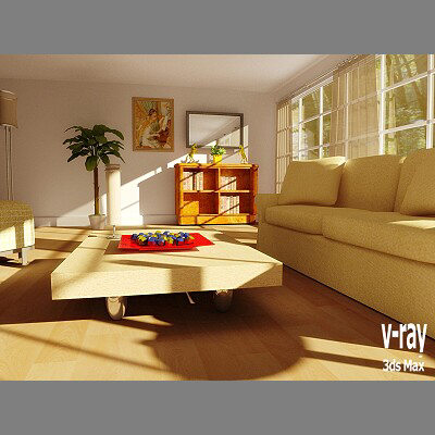 3d daylight living room model - Living Room 2 by PerspectX