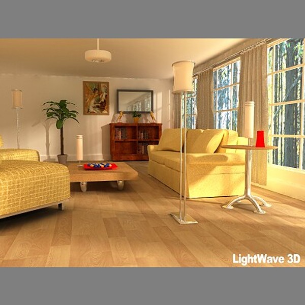3d daylight living room model - Living Room 2 by PerspectX
