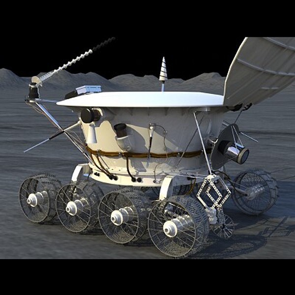 lunokhod 1 3d model - Lunokhod 1 by PerspectX