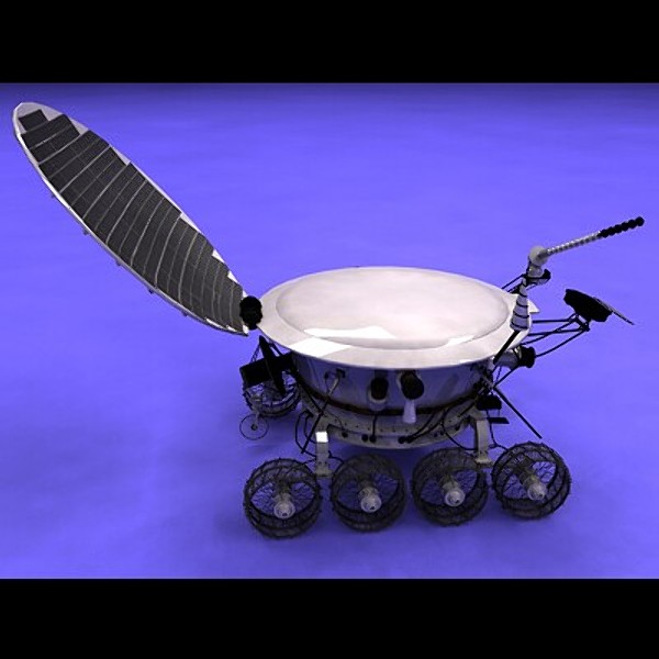 lunokhod 1 3d model - Lunokhod 1 by PerspectX