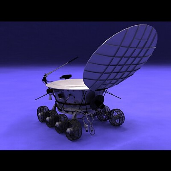 lunokhod 1 3d model - Lunokhod 1 by PerspectX