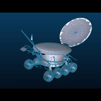lunokhod 1 3d model - Lunokhod 1 by PerspectX