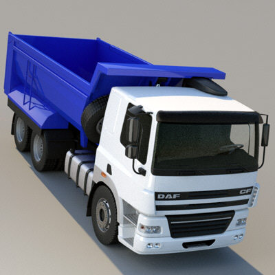 3d daf cf85 fat dumper - DAF CF85/FAT Dumper by ArqArt3D