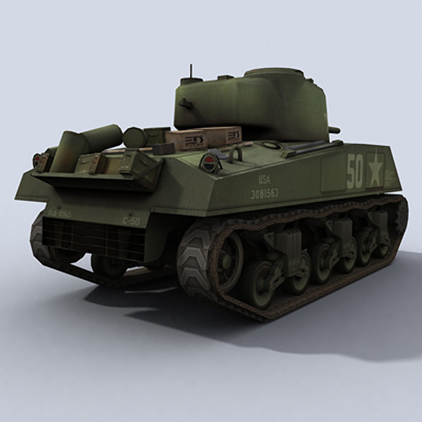 M4A3 Sherman WWII U.S. Tank
