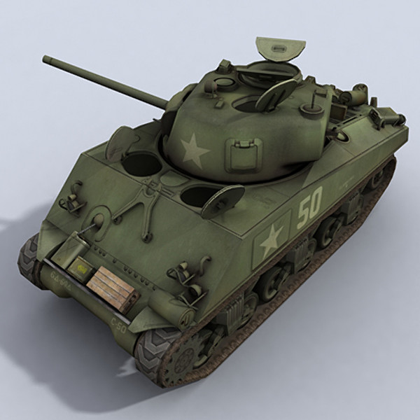 M4A3 Sherman WWII U.S. Tank