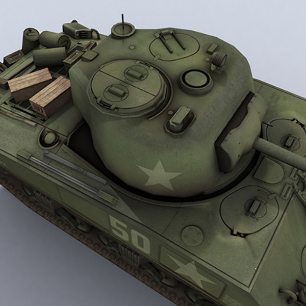 M4A3 Sherman WWII U.S. Tank