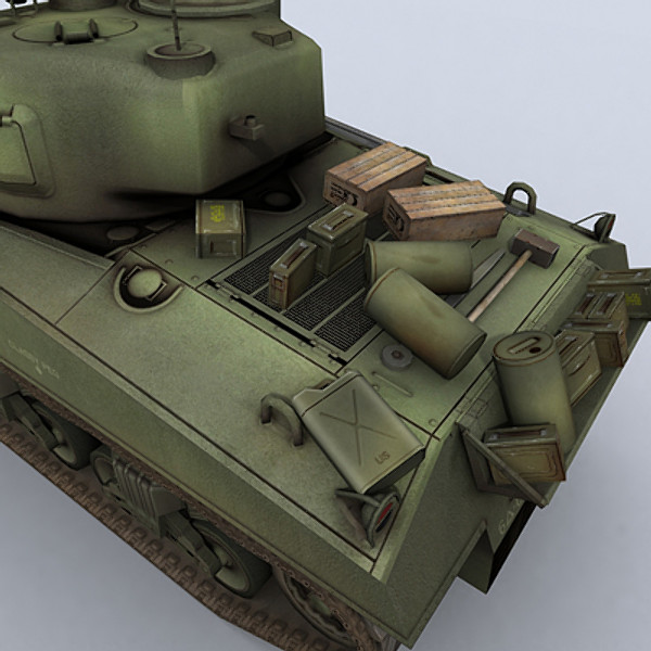 M4A3 Sherman WWII U.S. Tank