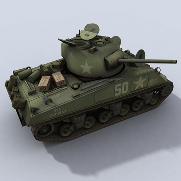 M4A3 Sherman WWII U.S. Tank