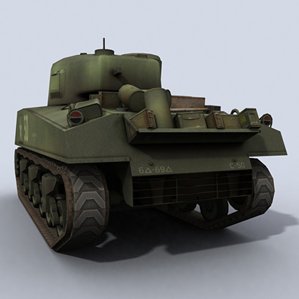 M4A3 Sherman WWII U.S. Tank