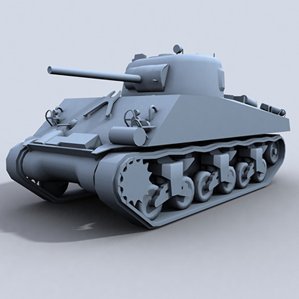 M4A3 Sherman WWII U.S. Tank