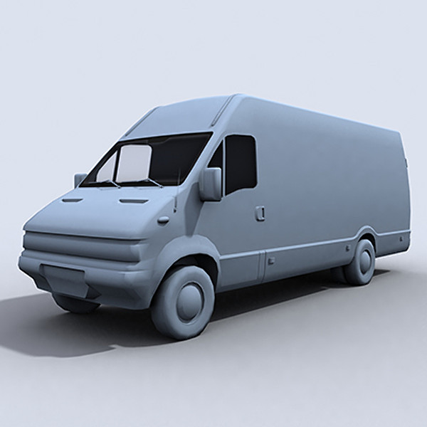 van 3d model - Van 1 by papillon