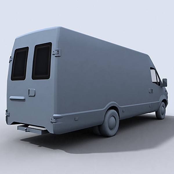 van 3d model - Van 1 by papillon