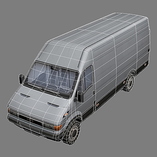 van 3d model - Van 1 by papillon
