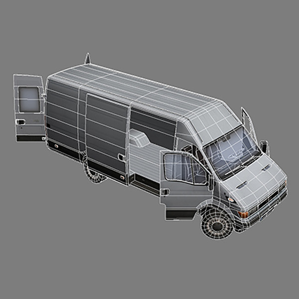 van 3d model - Van 1 by papillon