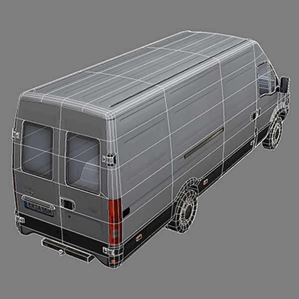 van 3d model - Van 1 by papillon