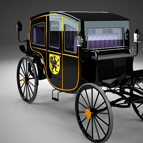 coach vintage 3d max - Vintage Coach by QLEE