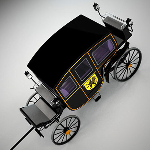 coach vintage 3d max - Vintage Coach by QLEE