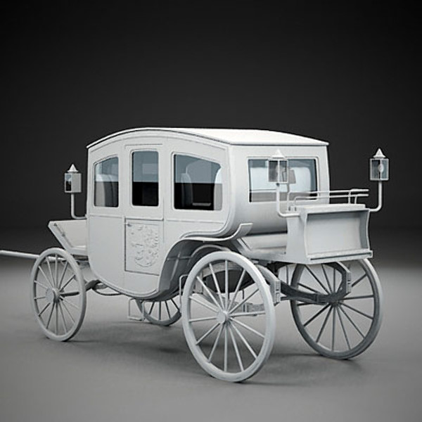 coach vintage 3d max - Vintage Coach by QLEE