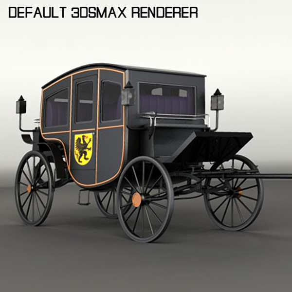 coach vintage 3d max - Vintage Coach by QLEE