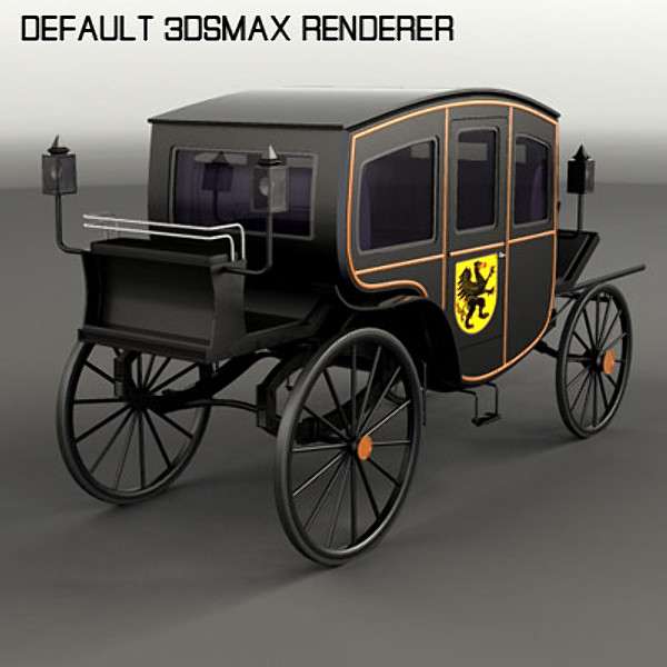 coach vintage 3d max - Vintage Coach by QLEE