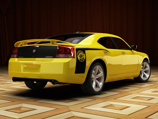 maya dodge charger srt-8 super - Dodge Charger SRT-8 Super Bee by fabelar