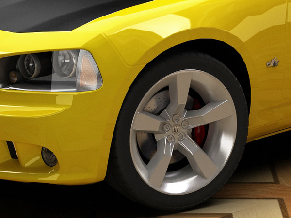maya dodge charger srt-8 super - Dodge Charger SRT-8 Super Bee by fabelar