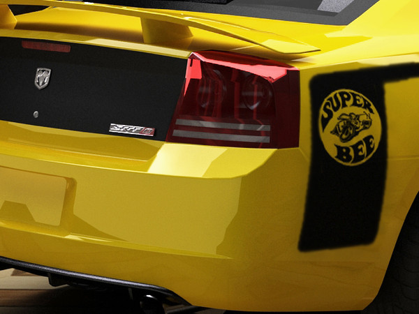 maya dodge charger srt-8 super - Dodge Charger SRT-8 Super Bee by fabelar