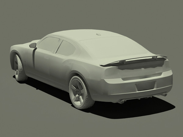 maya dodge charger srt-8 super - Dodge Charger SRT-8 Super Bee by fabelar