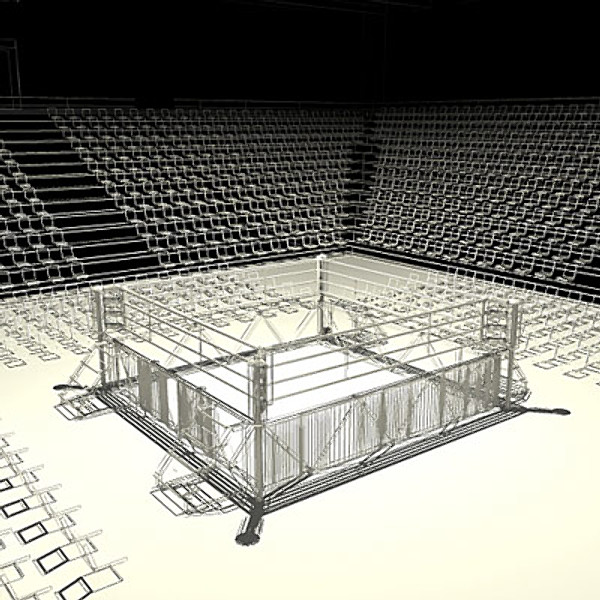 3d model of boxing arena - Boxing arena (ut) by QLEE