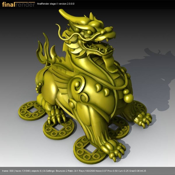 3d model chinese supernatural beast-pixiu - Chinese Supernatural beast-PiXiu by VirtualWax