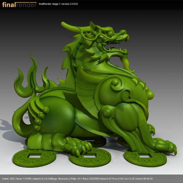 3d model chinese supernatural beast-pixiu - Chinese Supernatural beast-PiXiu by VirtualWax