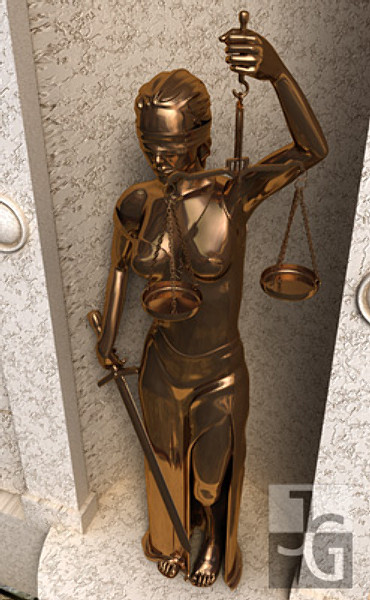 lady justice statue c4d - Lady Justice V1 by Solancla