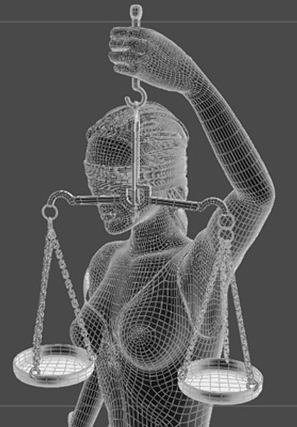 lady justice statue c4d - Lady Justice V1 by Solancla