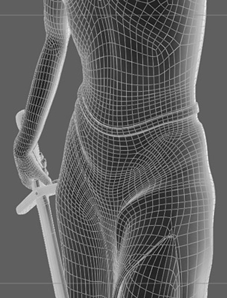 lady justice statue c4d - Lady Justice V1 by Solancla