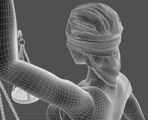 lady justice statue c4d - Lady Justice V1 by Solancla