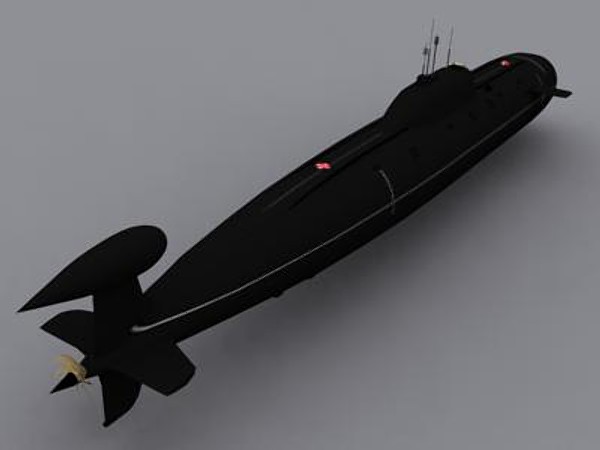 3d model akula class ssn type - Type 971 Class Russian Akula SSN by GARYOSAVAN