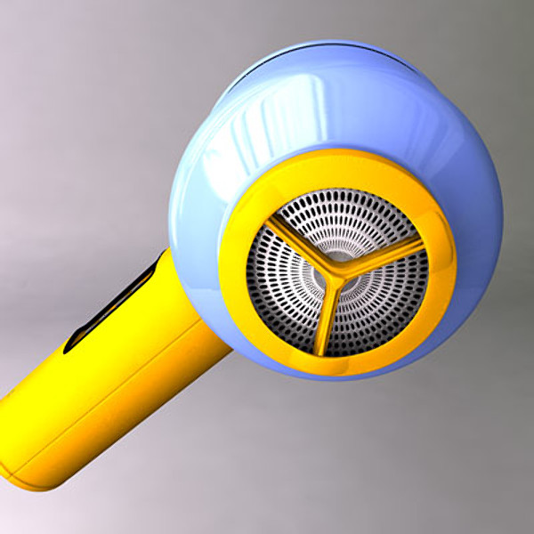 hair drier 3ds - Hdrier(3ds).zip by C4DmodelSHOP