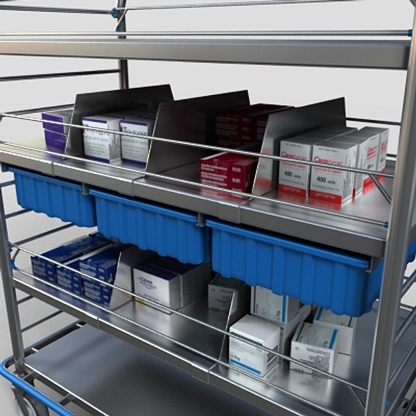 medical supply cart 2