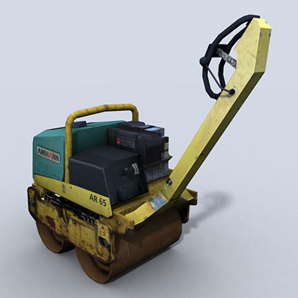 3ds max walk roller - Walk behind Roller 1 by papillon
