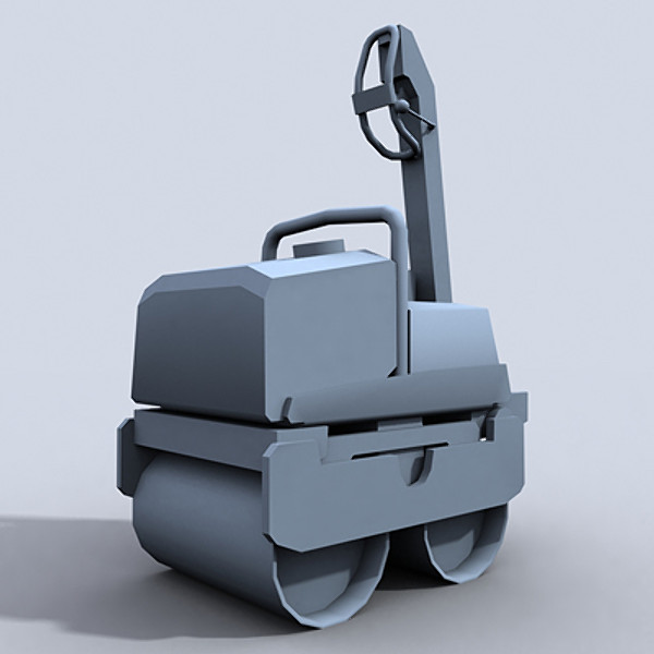 3ds max walk roller - Walk behind Roller 1 by papillon