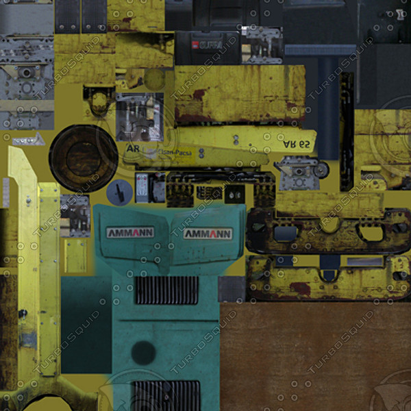 3ds max walk roller - Walk behind Roller 1 by papillon