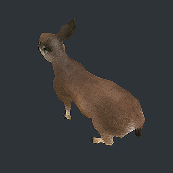 3d model deer fawn - deer_fawn_obj.zip by web3Dservice