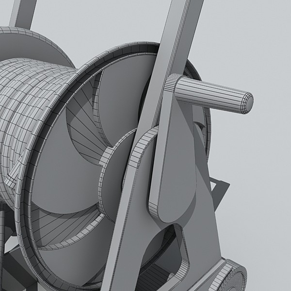 3ds max hose caddy - hose caddy by monkeyodoom