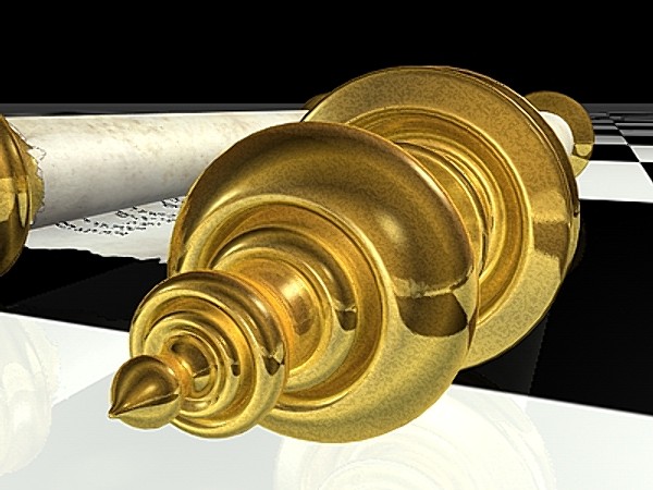 3ds max jewish torah 2 - Torah (Papyrus Scroll 2) by Whong