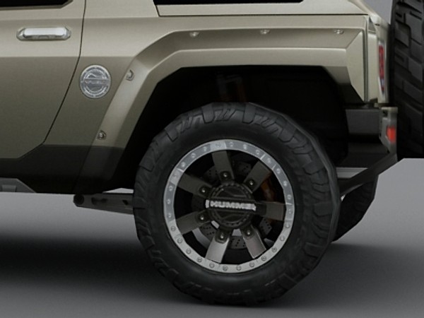 hummer hx 3d max - Hummer HX low poly by fabelar