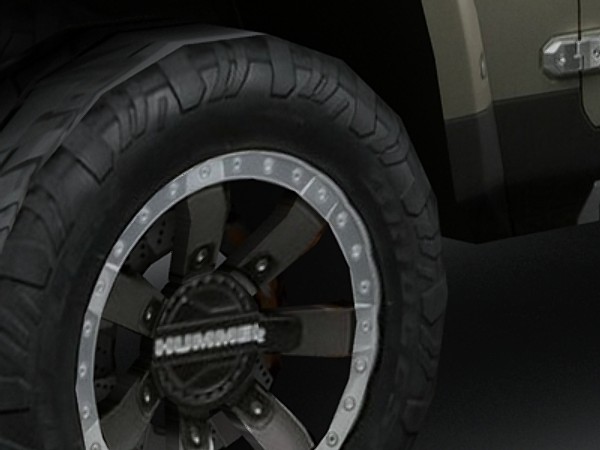 hummer hx 3d max - Hummer HX low poly by fabelar
